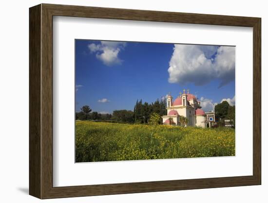 The Greek Orthodox Church of the Twelve Apostles in Capernaum by the Sea of Galilee (Lake Tiberias)-Yadid Levy-Framed Photographic Print