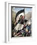 The Greek Rebellion, the Standard Bearer in Salona on Easter Day 1821-Louis Dupré-Framed Giclee Print