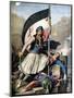 The Greek Rebellion, the Standard Bearer in Salona on Easter Day 1821-Louis Dupré-Mounted Giclee Print