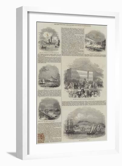 The Greek Revolution, Steam Excursion from England to Constantinople-null-Framed Giclee Print