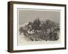 The Greek Rout, an Incident of the Stampede on the Road to Larissa-William Small-Framed Giclee Print