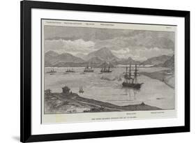 The Greek Squadron Entering the Bay of Salamis-null-Framed Giclee Print