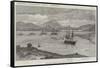 The Greek Squadron Entering the Bay of Salamis-null-Framed Stretched Canvas