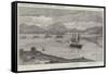 The Greek Squadron Entering the Bay of Salamis-null-Framed Stretched Canvas
