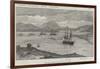 The Greek Squadron Entering the Bay of Salamis-null-Framed Giclee Print