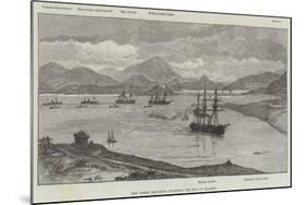 The Greek Squadron Entering the Bay of Salamis-null-Mounted Giclee Print