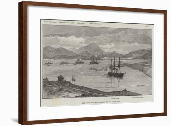 The Greek Squadron Entering the Bay of Salamis-null-Framed Giclee Print