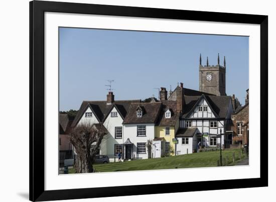 The Green and St. Mary's Church, Marlborough, Wiltshire, England, United Kingdom-Rolf Richardson-Framed Photographic Print