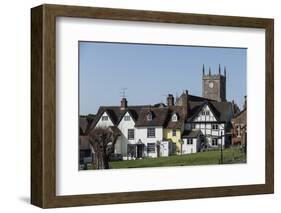 The Green and St. Mary's Church, Marlborough, Wiltshire, England, United Kingdom-Rolf Richardson-Framed Photographic Print