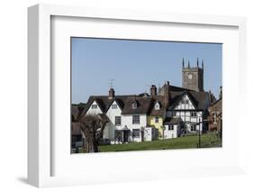 The Green and St. Mary's Church, Marlborough, Wiltshire, England, United Kingdom-Rolf Richardson-Framed Photographic Print