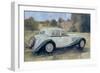 The Green and White Bentley at Althorp-Peter Miller-Framed Giclee Print