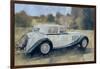 The Green and White Bentley at Althorp-Peter Miller-Framed Giclee Print
