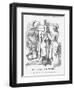 The Green-Backed Monster, 1865-John Tenniel-Framed Giclee Print