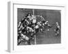 The Green Bay Packers Playing a Game-George Silk-Framed Premium Photographic Print