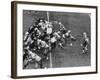 The Green Bay Packers Playing a Game-George Silk-Framed Premium Photographic Print