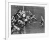 The Green Bay Packers Playing a Game-George Silk-Framed Premium Photographic Print