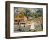 The Green Beach Cottage, Bellport, Long Island, C.1911-1916-William James Glackens-Framed Giclee Print