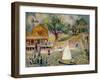 The Green Beach Cottage, Bellport, Long Island, C.1911-1916-William James Glackens-Framed Giclee Print