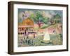 The Green Beach Cottage, Belport, Long Island-William James Glackens-Framed Giclee Print
