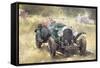 The Green Bentley at Althorp, 1994-Peter Miller-Framed Stretched Canvas
