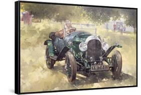 The Green Bentley at Althorp, 1994-Peter Miller-Framed Stretched Canvas