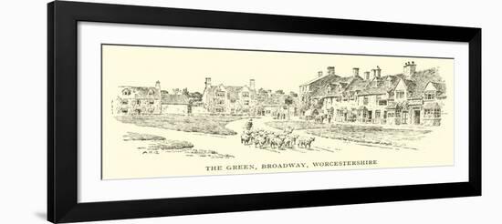 The Green, Broadway, Worcestershire-Alfred Robert Quinton-Framed Giclee Print