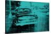 The Green Car-David Studwell-Stretched Canvas