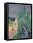 The Green Christ-Paul Gauguin-Framed Stretched Canvas