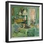 The Green Drawing Room (Oil on Canvas)-Susan Ryder-Framed Giclee Print