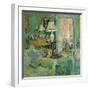 The Green Drawing Room (Oil on Canvas)-Susan Ryder-Framed Giclee Print