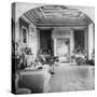 The Green Drawing Room, Windsor Castle, Windsor, Berkshire, Late 19th Century-null-Stretched Canvas