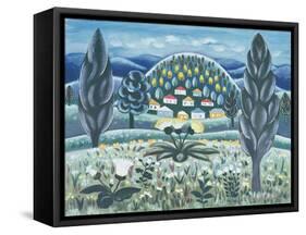 The Green Dreams, 1967-Radi Nedelchev-Framed Stretched Canvas