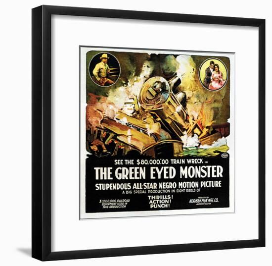 The Green Eyed Monster - 1919-null-Framed Giclee Print