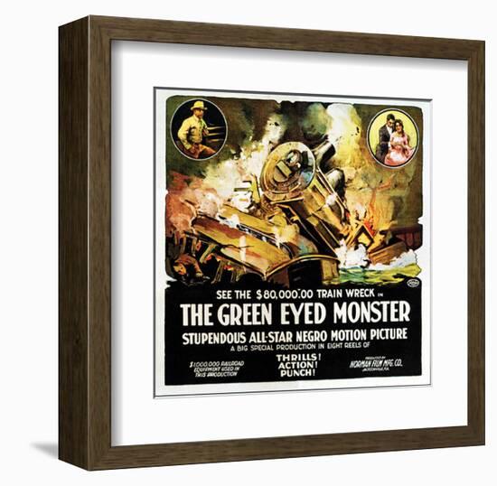 The Green Eyed Monster - 1919-null-Framed Giclee Print