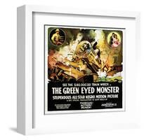 The Green Eyed Monster - 1919-null-Framed Giclee Print