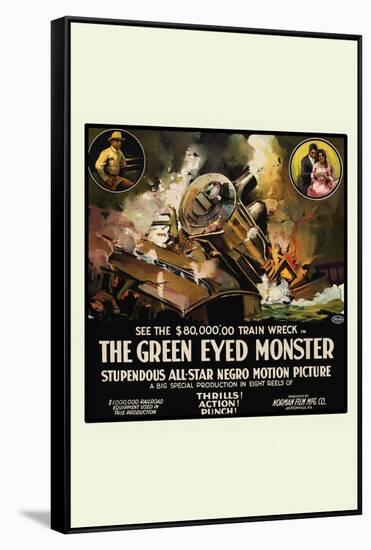 The Green Eyed Monster-Norman Studios-Framed Stretched Canvas