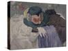 The Green Hat, 1909-Bernhard Dorotheus Folkestad-Stretched Canvas