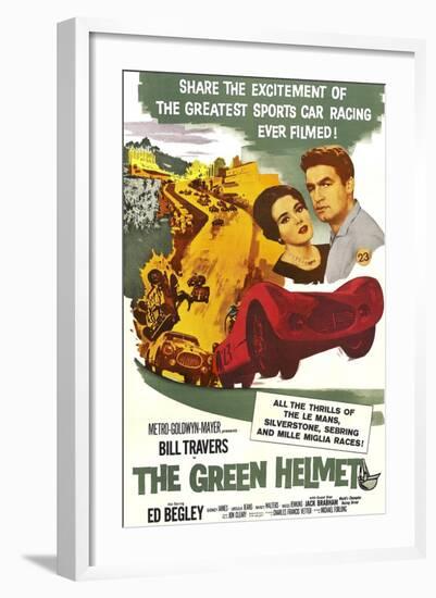 The Green Helmet, Nancy Walters, Bill Travers, 1961-null-Framed Art Print