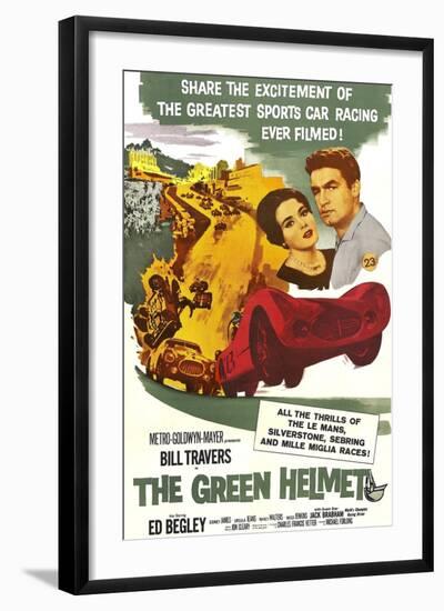 The Green Helmet, Nancy Walters, Bill Travers, 1961-null-Framed Art Print