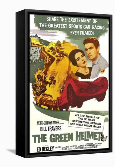 The Green Helmet, Nancy Walters, Bill Travers, 1961-null-Framed Stretched Canvas