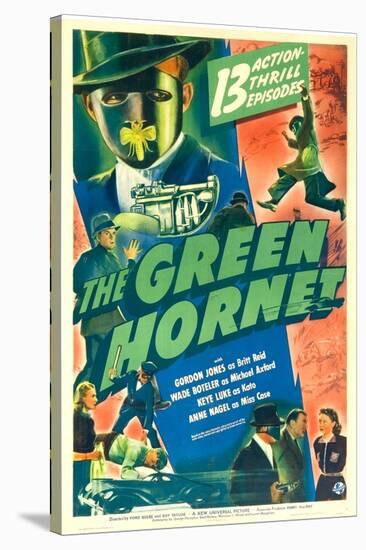 The Green Hornet, Gordon Jones, Anne Nagel, Keye Luke, Gordon Jones, Wade Boteler, Anne Nagel, 1940-null-Stretched Canvas