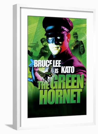 The Green Hornet, UK Movie Poster, 1966-null-Framed Art Print