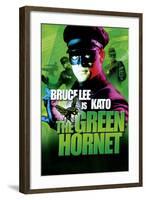 The Green Hornet, UK Movie Poster, 1966-null-Framed Art Print