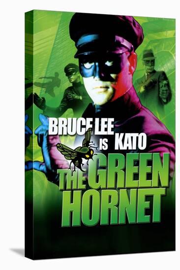 The Green Hornet, UK Movie Poster, 1966-null-Stretched Canvas