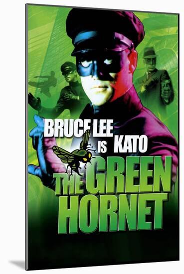 The Green Hornet, UK Movie Poster, 1966-null-Mounted Art Print