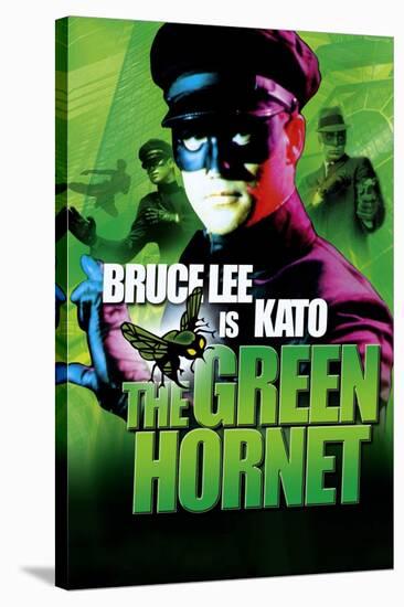 The Green Hornet, UK Movie Poster, 1966-null-Stretched Canvas