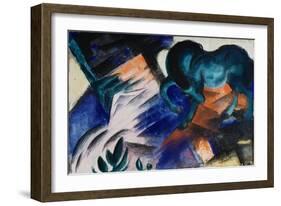 The Green Horse-Franz Marc-Framed Giclee Print