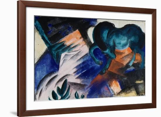 The Green Horse-Franz Marc-Framed Giclee Print