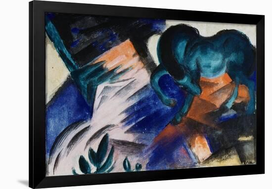 The Green Horse-Franz Marc-Framed Giclee Print