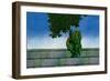 The Green Jester-Maxfield Parrish-Framed Art Print